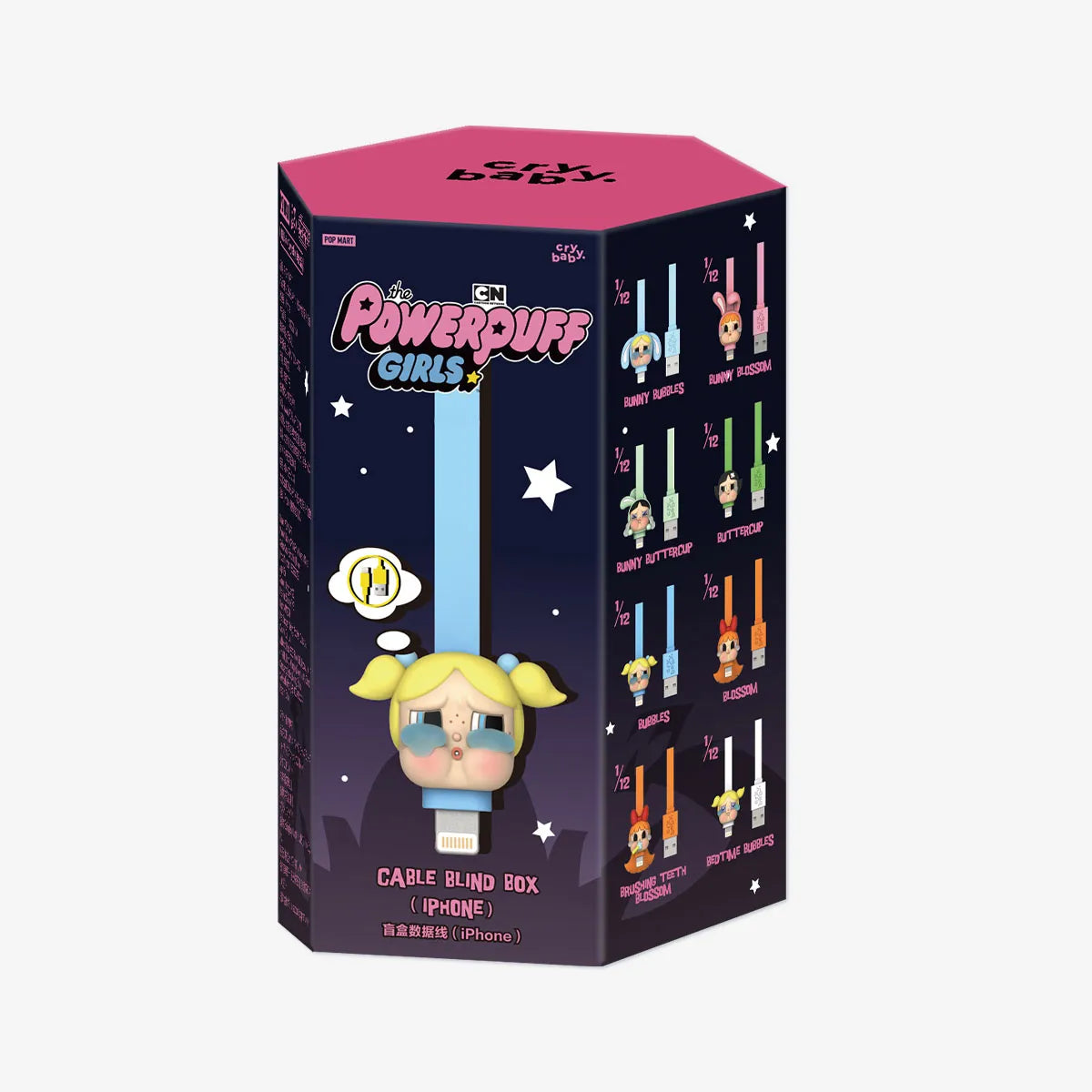 CRYBABY × Powerpuff Girls Series-Cable Blind Box (iPhone) By Pop