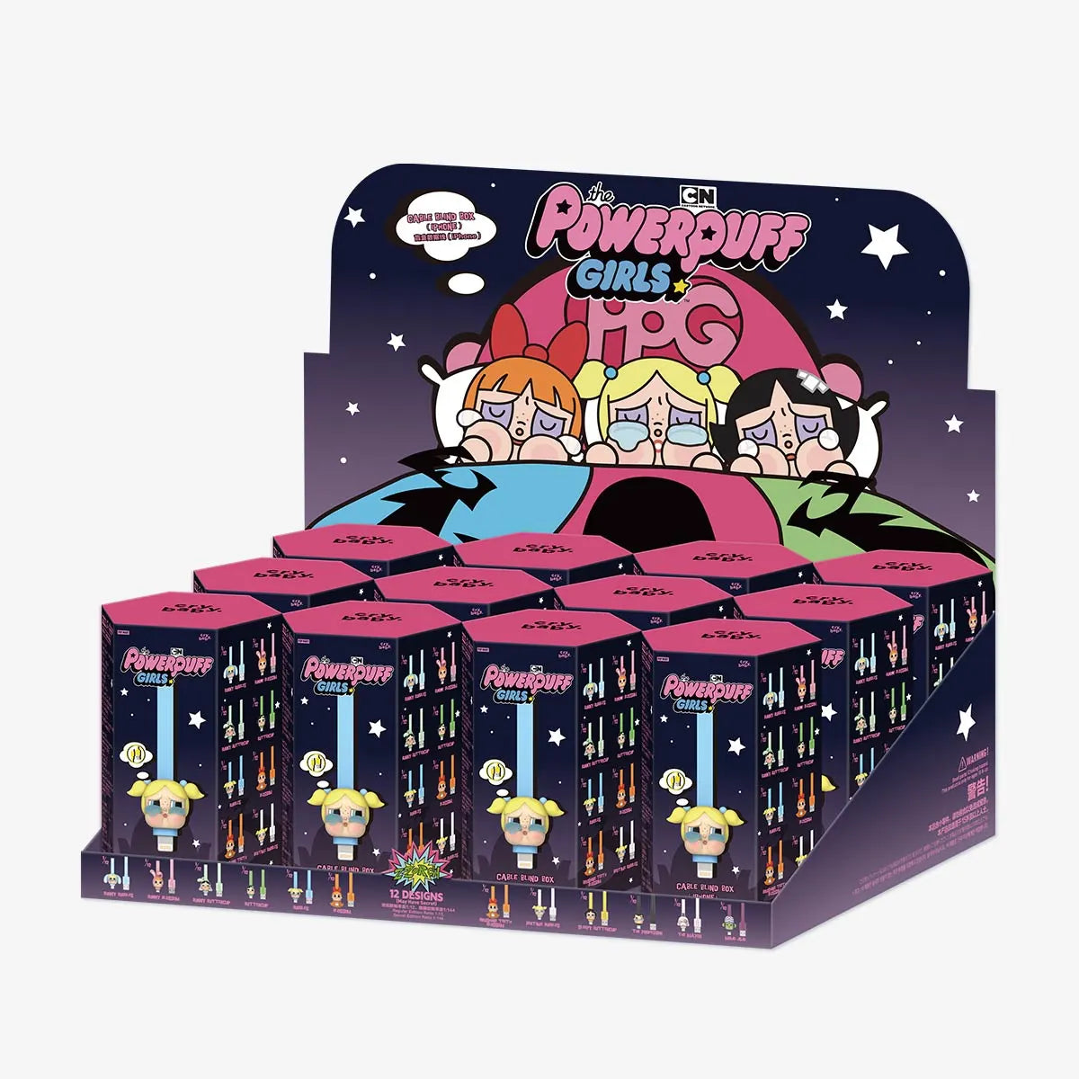 CRYBABY × Powerpuff Girls Series-Cable Blind Box (iPhone) By Pop