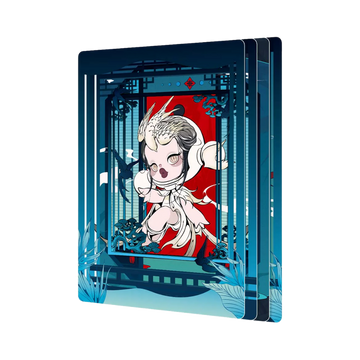 POP MART SKULLPANDA SKULLPANDA The Mirage Series Figures Art Collection Cards By Pop Mart