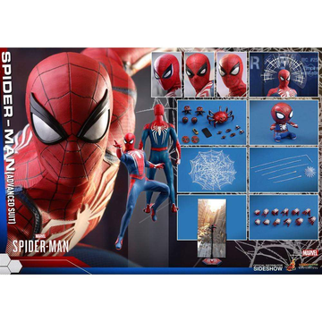 Hottoys Action Figure Spider-Man Advance suit Video Game Masterpiece 1/6 Scale