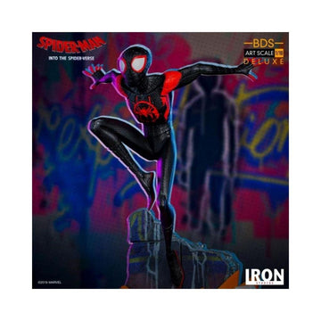 Iron Studios Statue Iron Studios : Spider-Man Miles Morales Into the Spider-verse BDS Art Scale 1/10