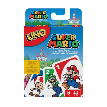 MATTEL Cards Super Mario Bros Uno Card Game