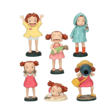 Semic PVC Figures DX Mei - chan all types set / My Neighbor Totoro Figure By Semic