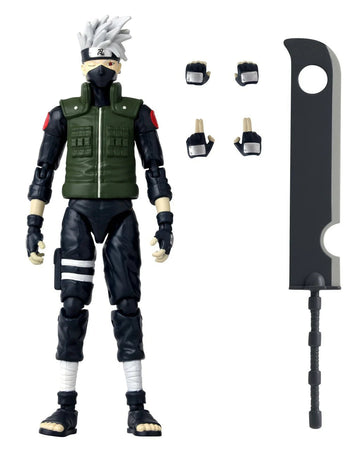 Bandai Boys - Action Figures Naruto Shippuden Kakashi Hatake 6.5" (Fourth Great Ninja War) Anime Heroes Action Figure
