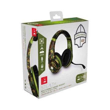 Stealth Gaming Headset Multiformat Stereo HS Wireless Stealth Cruiser A10 Camo