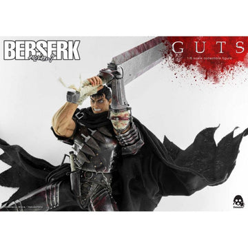 Three Zero Action Figures Berserk Guts Black Swordsman Version 1/6 Scale Action Figure
