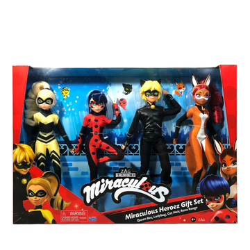 Playmates Toys Play Set Miraculous Ladybug Heroes Fashion Doll Gift Set