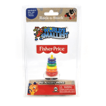 Fisher Price Collectible Toys Worlds Smallest Fisher Price Classic Rock -A-Stack