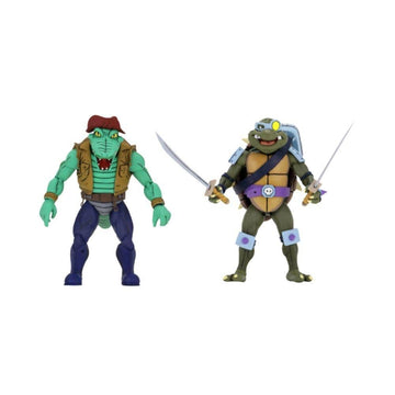 Neca Action Figure Neca : TMNT - Cartoon Series 3 Leather Head And Slash 2-Pack