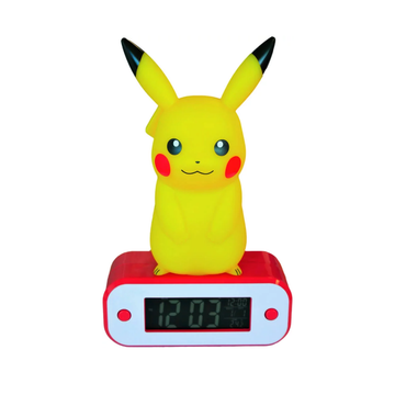 TeknoFun Clocks Pokemon Pikachu Light Alarm Clock