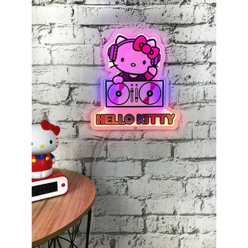 TeknoFun Display Lights Hello Kitty Neon Style Wall Lamp