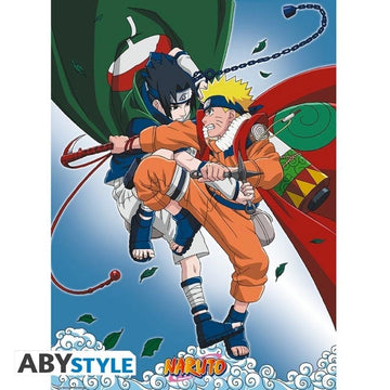 Abysse Naruto Shippuden Posters Naruto Shippuden Naruto Vs Sasuke 52X38 cm Poster by Abysse