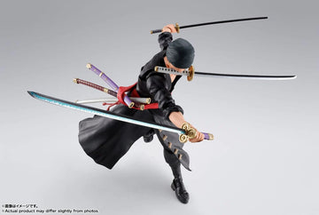 Bandai Tamashii SH Figuarts One Piece Roronoa Zoro The Raid on Onigashima S.H.Figuarts Action Figure