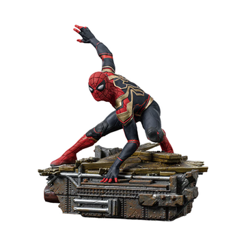 Iron Studios Statuette Marvel Spider Man No Way Home Spider Man Battle Diorama Series 1/10 Art Scale by Iron Studios