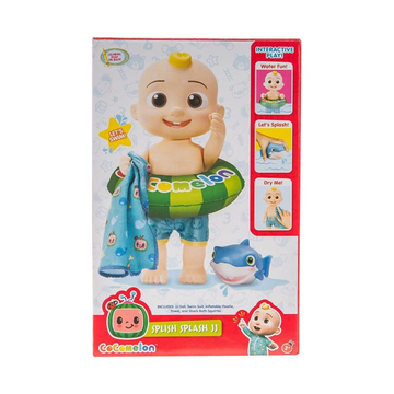 Jazwares Unisex - Interactive Toys Cocomelon Splish Splash JJ 9" Doll