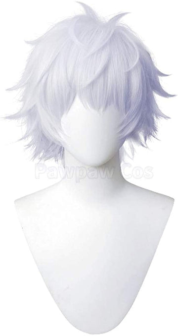 Japan Adult's Costume Jujutsu Kaisen Gojo Satoru Cosplay Costume with Wig (L)
