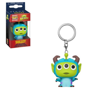 Funko Funko Keychain Pop Keychain : Pixar Alien Remix - Sulley