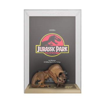 Funko Funko Pop Poster Funko Pop Poster : Jurassic Park - Tyrannosaurus Rex and Velociraptor (03)