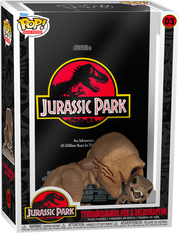 Funko Funko Pop Poster Funko Pop Poster : Jurassic Park - Tyrannosaurus Rex and Velociraptor (03)
