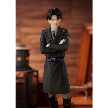 Good Smile Company Pop Up Parade TLT Exclusive : Attack on Titan Shingeki no Kyojin Levi Ackerman Pop Up Parade Figure by Good Smile Company