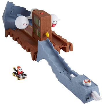 Mattel Toys Hot Wheels Mario Kart Levels Track Set Thwomp - Spooky Sprint