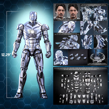 Hot Toys 1/6 scale Iron Man Mark II (2.0) Sixth Scale Figure By Hot Toys