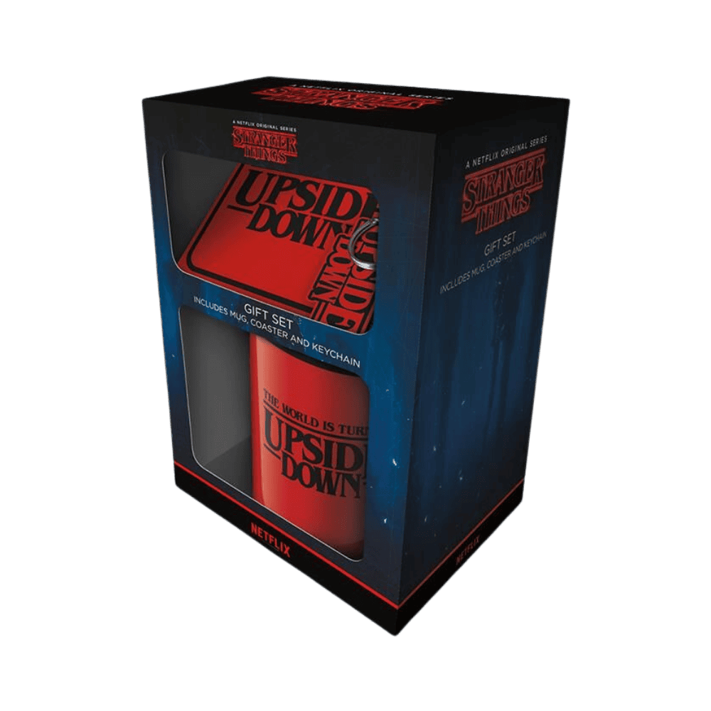 Pyramid International Merchandise-Figur Stranger Things Tasse Schlüsselanhänger Coaster Gift Pack S03em0cq Pyramid International Merchandise-Figur Stranger Things Tasse Schlüsselanhänger Coaster Gift Pack S03em0cq