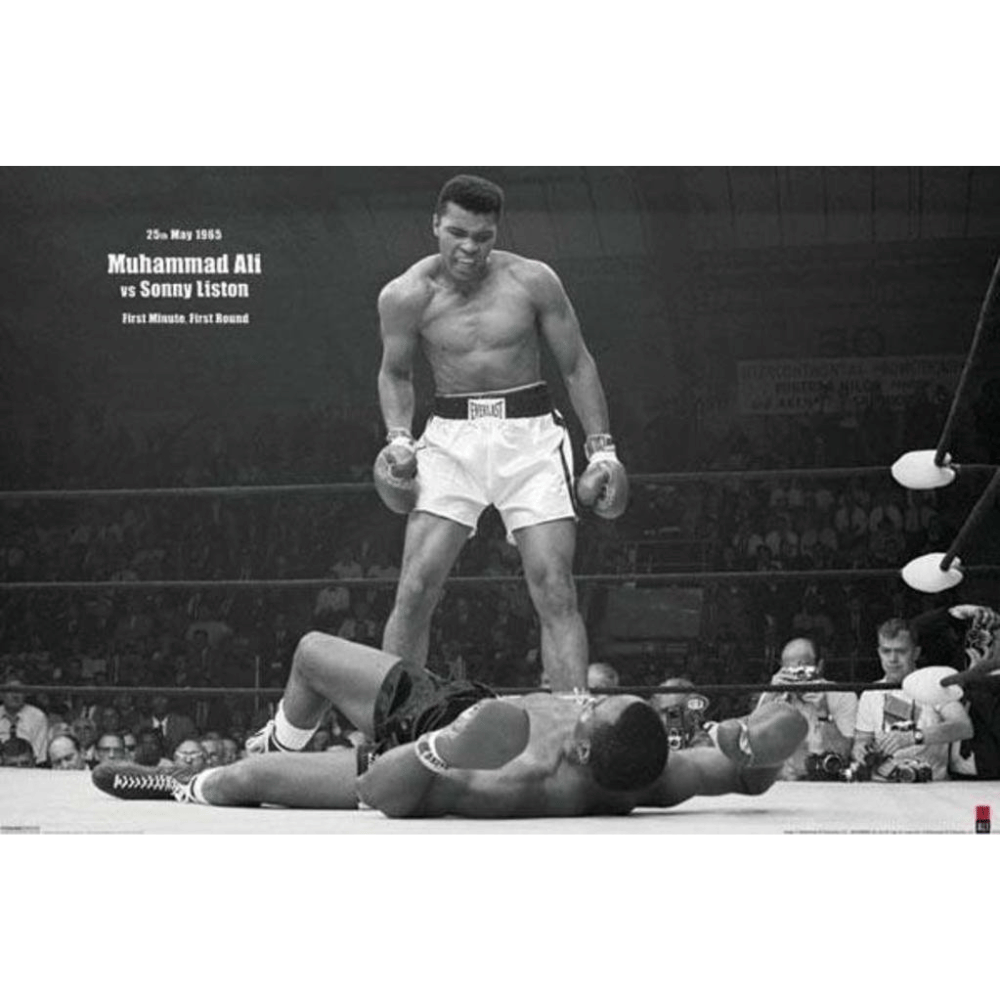 1art1 39065 Muhammad Ali - Vs. Sonny Liston VI poster 91 x 61 cm : OnlineWall Art and Framing