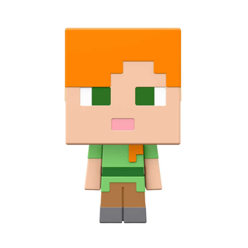 Mattel Unisex - Blind Box Minecraft Minis Mob Head Toy Figure - Alex