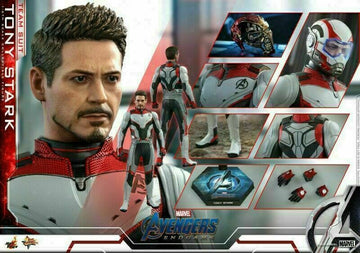 Hot Toys Figures Avengers: Endgame - Movie Masterpiece Series Tony Stark (Team Suit) Sixth Scale Figure by Hot Toys