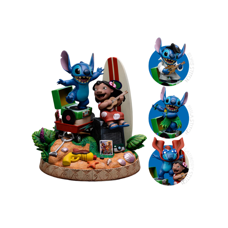 Lilo & Stitch Deluxe 1/10 Art Scale Limited Edition Statue By Iron