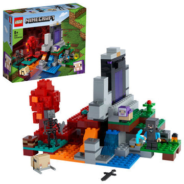 Lego Unisex - Playsets Minecraft The Ruined Portal by Lego