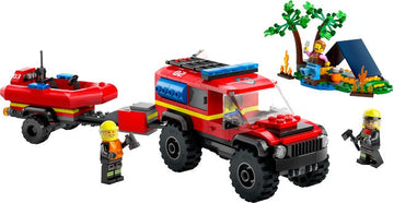 Lego Unisex - Playsets Lego 4X4 FIRE TRUCK WITH RESCUE B.. V29