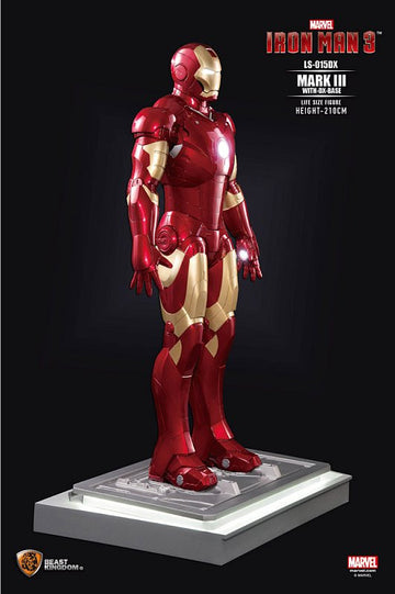Beast Kingdom Lifesize Statue Marvel Iron Man3-IRON MAN MK4 (WITH DX BASE) figure LIFE SIZE Figure By Beast Kingdom