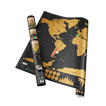 Luckies Of London Scratch Maps Scratch Map Travel Deluxe by Luckies of London