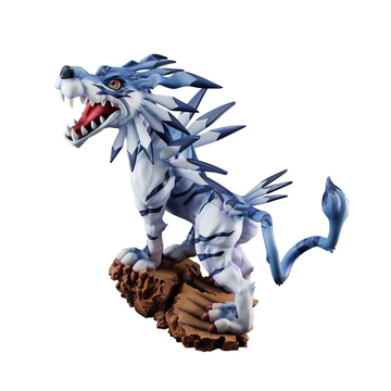 Megahouse Figures Digimon Adventure Garurumon Battle Version G.E.M. Series PVC Statue by Megahouse