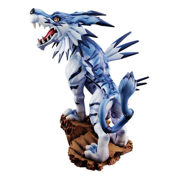 Megahouse Figures Digimon Adventure Garurumon Battle Version G.E.M. Series PVC Statue by Megahouse