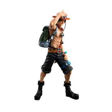 Megahouse Action Figure One Piece Portgas D. Ace Portrait Of Pirates 10th Limited Edition Version Neo Dx Action Figure by Megahouse