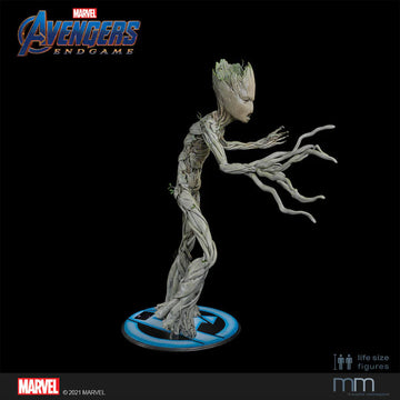 Muckle Mannequins Life-Size Statue Marvel Avengers Endgame Teenage Groot Lifesize Statue by Muckle Manequins