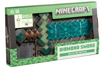 Noble Collection Collectibles Diamond Sword Collector Replica - Minecraft By Noble Collection