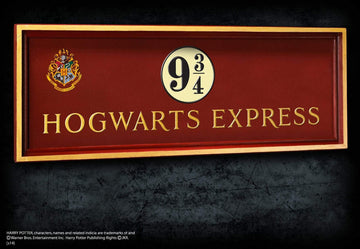 Noble Collection Collectibles Harry Potter - Platform 9 3/4 Sign