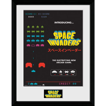 GB Eye Framed Posters Space Invaders Advert