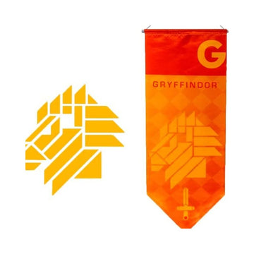 Novelty Wizarding World- Gryffindor Pennant Sword Cut