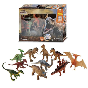 Wenno Animal Planet Action Toy Figures Dinosaurs 10 Pieces Playset by Weeno Animal Planet