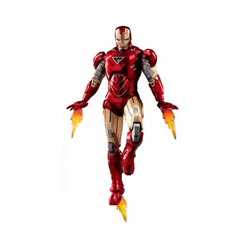 ZD Toys Action Figure Marvel Luminous version of Iron Man MK6 Action Figure By ZD Toys