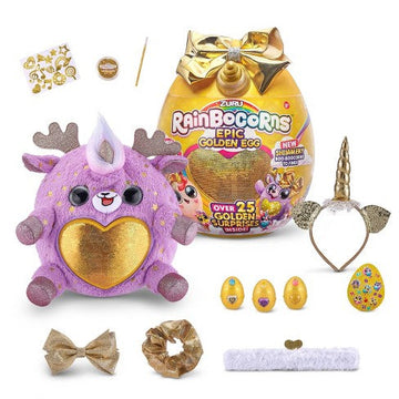 Zuru Blind Box Rainbocorns Epic Giant Golden Egg With 25 Golden Surprises Series 3 Blind Box by Zuru