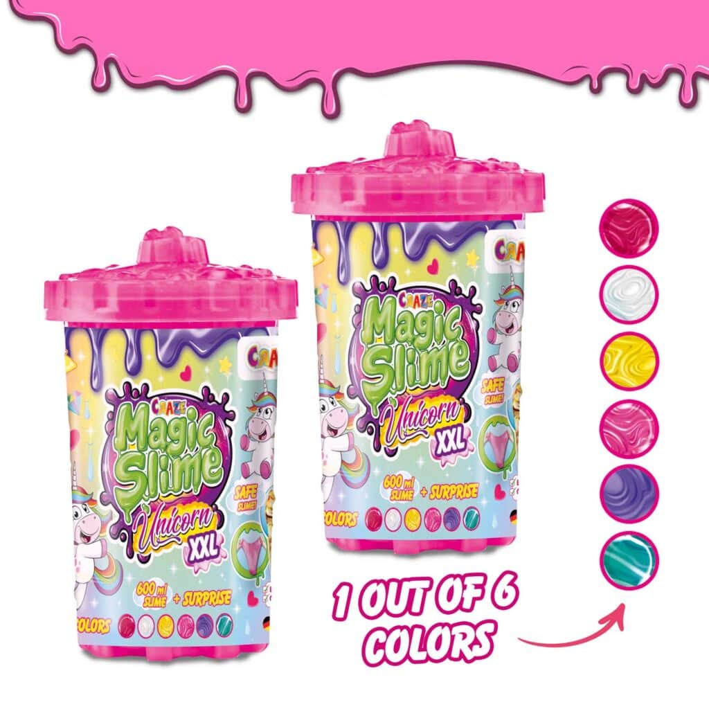 Magic Slime Unicorn Surprise XXL Can by Craze – The Little Things