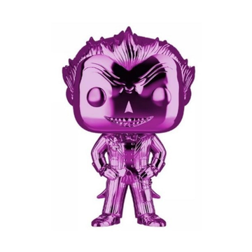 Funko Funko Pop Exclusive Funko Exc :  DC Comics Batman Arkham Asylum - The Joker (Purple Chrome) #53