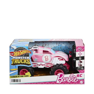 Mattel Boys - Toy Cars Hot Wheels R/C MT 1:24 Barbie By Mattel