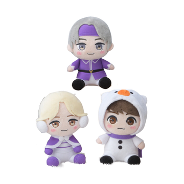 Good Smile Company Plush BTS Tinytan Purple Holidays Mascot Plush Jimin & V & Jung Kook by Sega (1 Random)